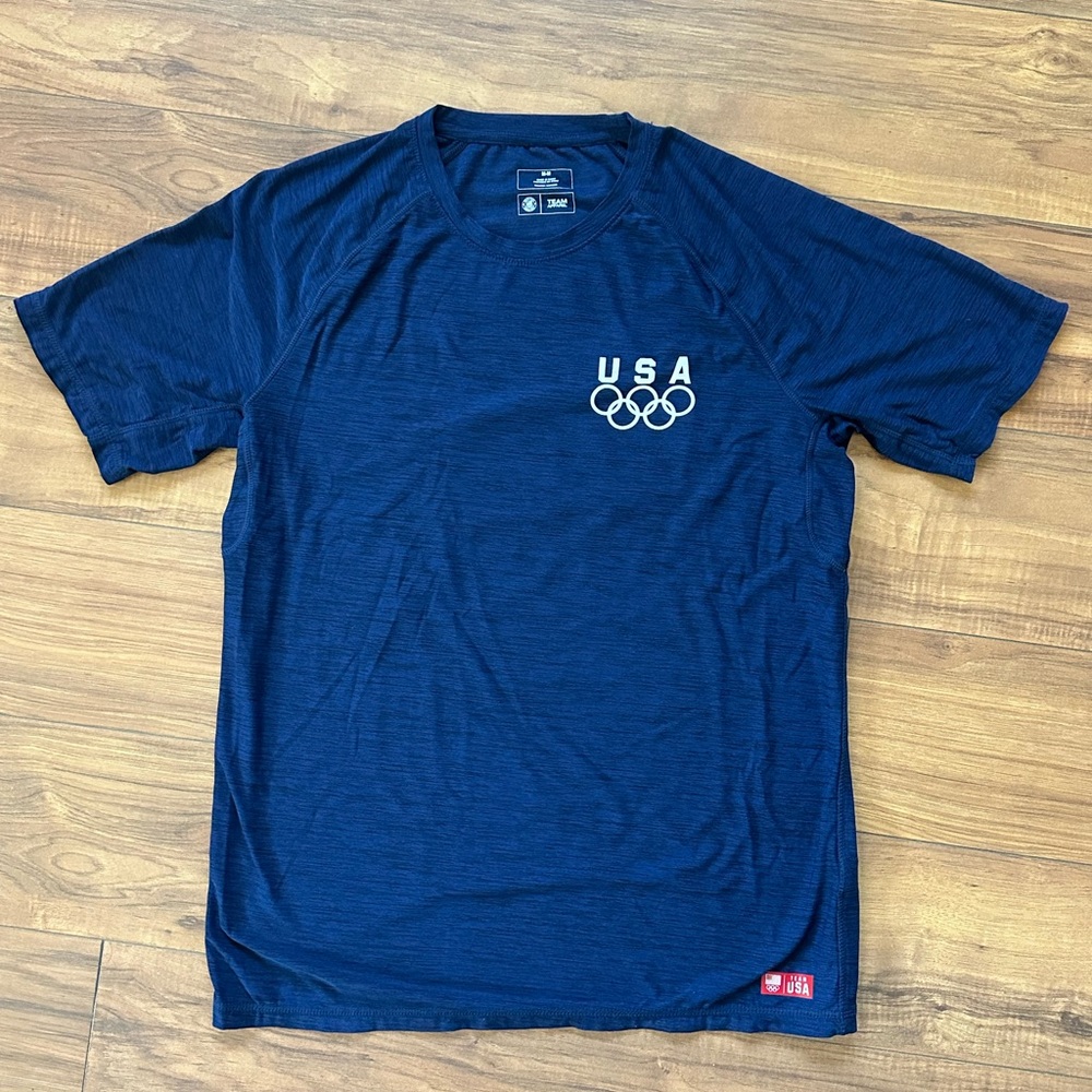 USA Olympic Men's Navy Performance T-Shirt